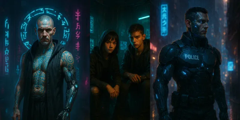 Cyberpunk Characters For Chatgpt Dalle generated by undefined