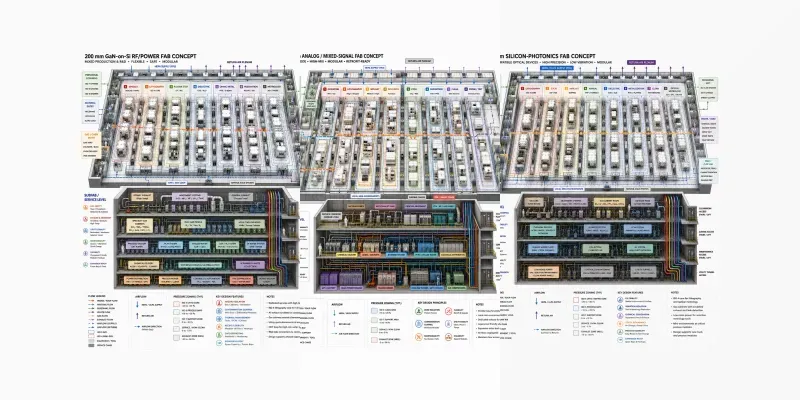Semiconductor Fab Cleanroom Subfabs generated by undefined