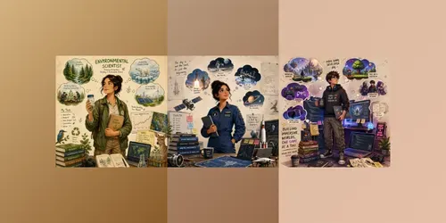 Illustrated Dream Professions generated by chatgpt-image