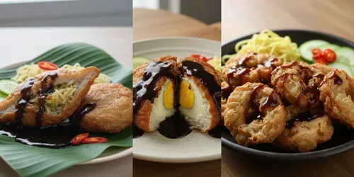 Indonesian Pempek Palembang Photos generated by gemini-image