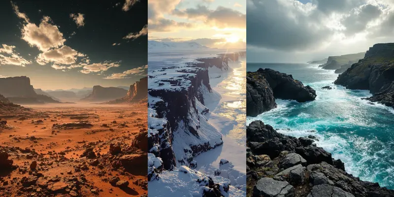 Cinematic Landscape Epic Nature Scenes generated by undefined