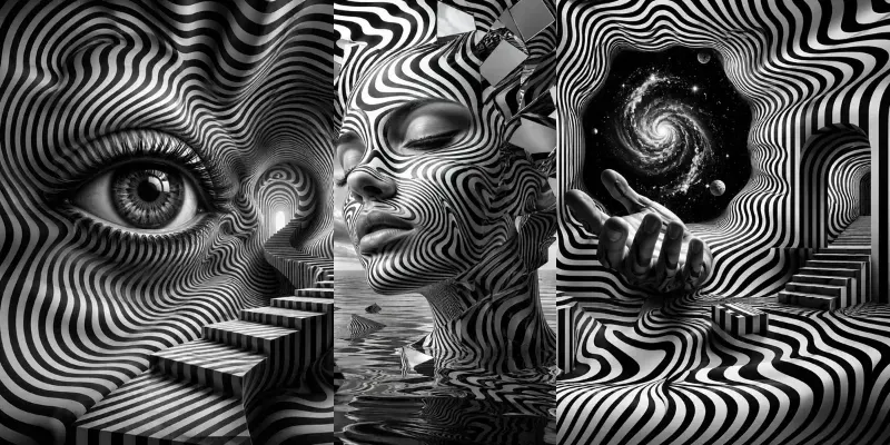 Hypnotic Optical Illusions generated by undefined