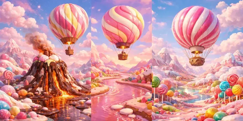 Dreamy Candyland Balloon Worlds generated by undefined