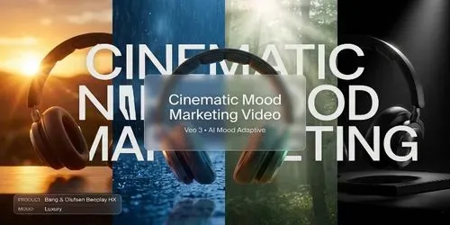 Cinematic Mood Marketing Video Ads generated by veo