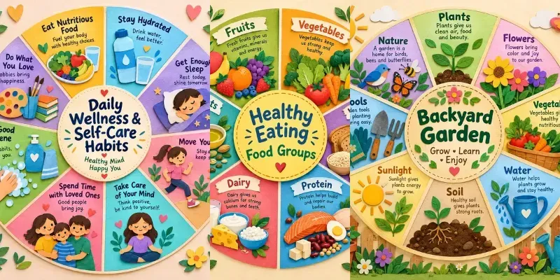 Whimsical Learning Wheel Art