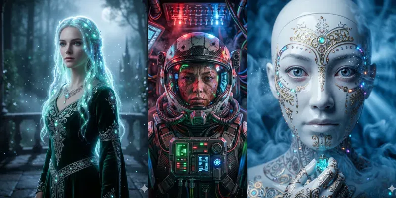 Cinematic Character Advanced Compositions generated by undefined