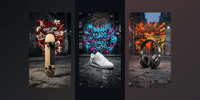 Street Graffiti Drip Product Mockups generated by undefined
