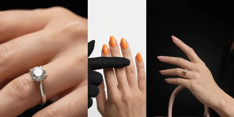 Luxury Nail Color Swipe Glamour