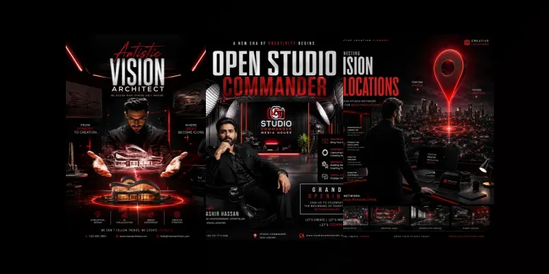 Premium Studio Promo Designs generated by undefined