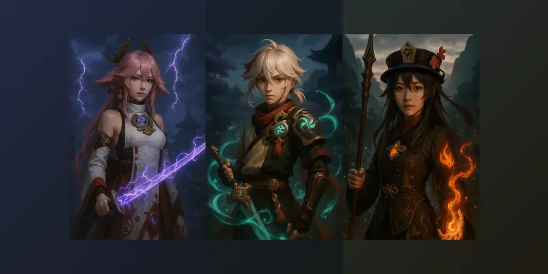 Genshin Impact Realistic Portraits generated by undefined