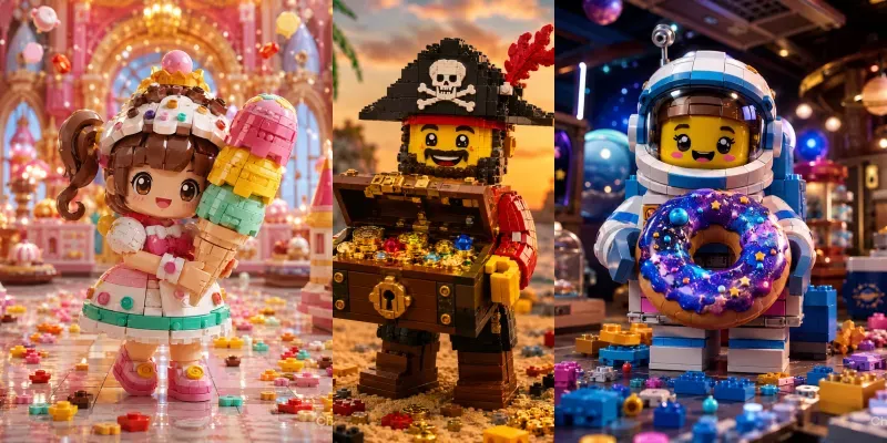 Brick Toy Giant Object Adventures generated by undefined