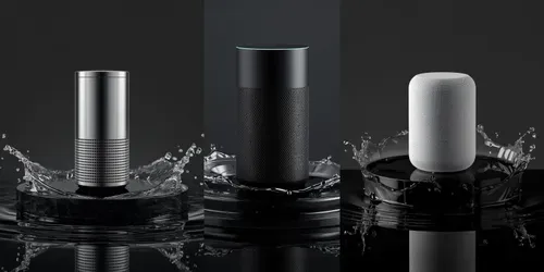 Luxury Smart Speakers Water Ripples generated by leonardo