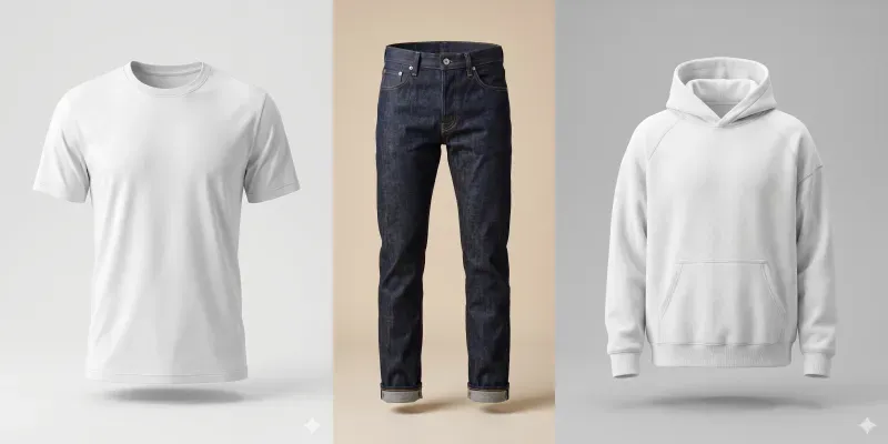 Ghost Mannequin Apparel Mockups generated by undefined