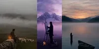 Cinematic Moody Fog Solitude Scenes grok-video prompt mini thumbnail