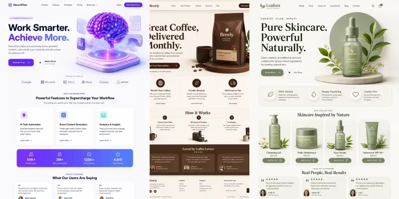 Premium UIux Website Landing Pages Pro generated by undefined