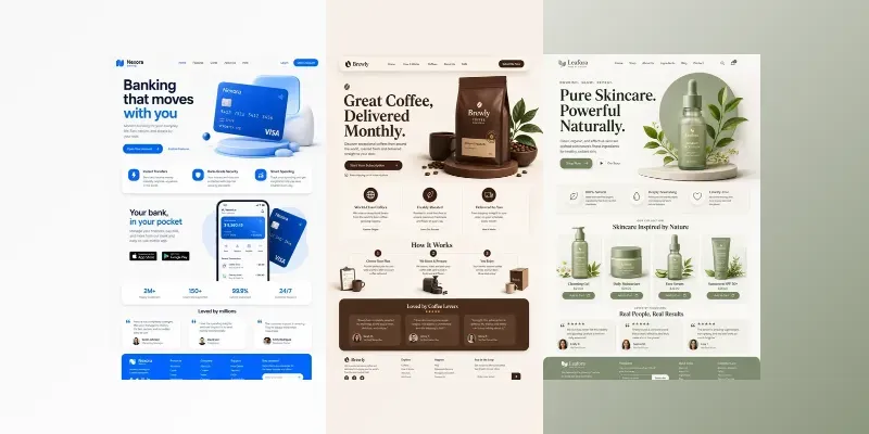 Premium UIux Website Landing Pages Pro generated by undefined
