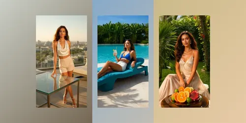 Luxury Summer Fashion Editorials generated by grok-video
