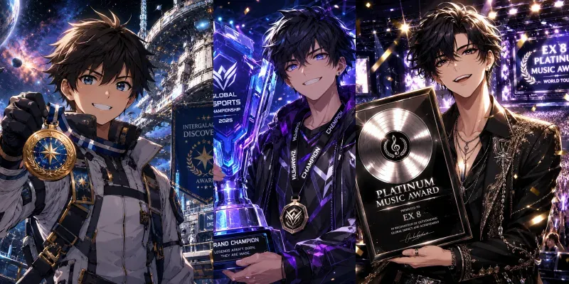 Anime Achievement Portraits generated by undefined