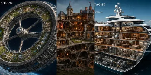 Cutaway Crosssection Illustrations generated by chatgpt-image