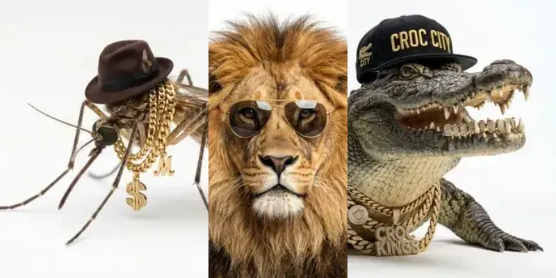 Ultrarealistic Swag Animals generated by undefined