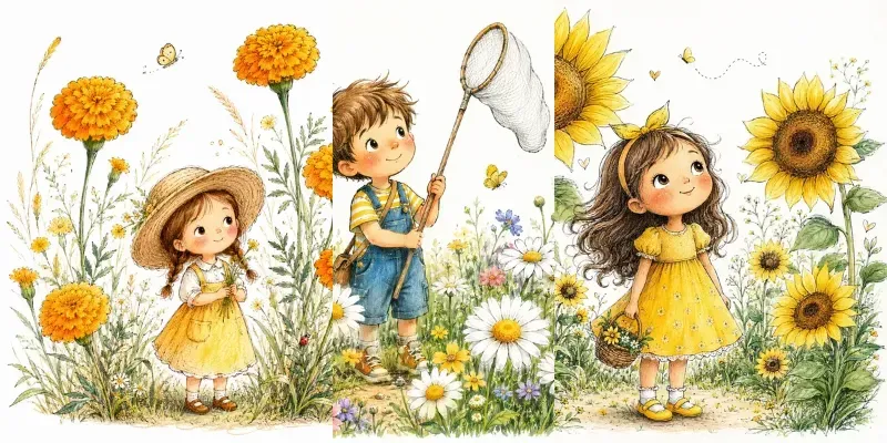 Whimsical Garden Storybooks generated by undefined
