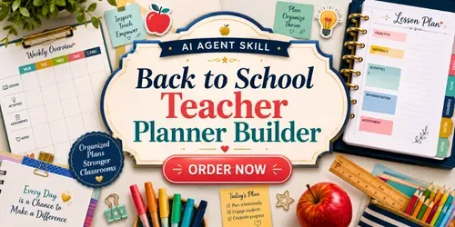 Back To School Teacher Planner Builder generated by chatgpt-skill
