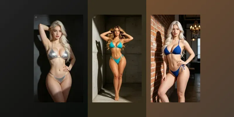 Voluptuous Bikini Editorials generated by undefined