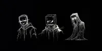 Minimalist Creepy Line Art Horrors grok-image prompt mini thumbnail