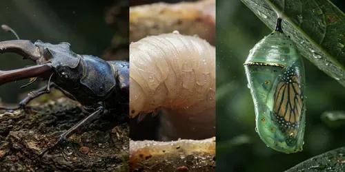 Educational Macro Nature Study Assets generated by gemini-image