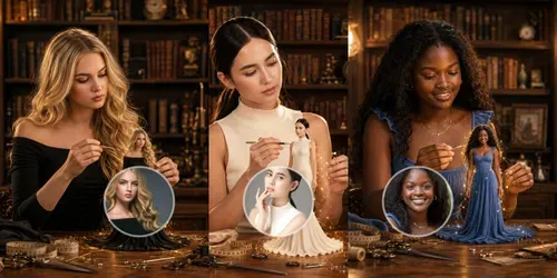 Magical Miniature Library Scenes generated by chatgpt-image