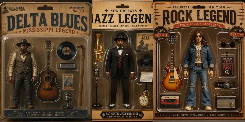 Retro Legend Action Figure Series generated by undefined