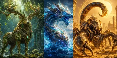 Elemental Guardian Portraits generated by chatgpt-image