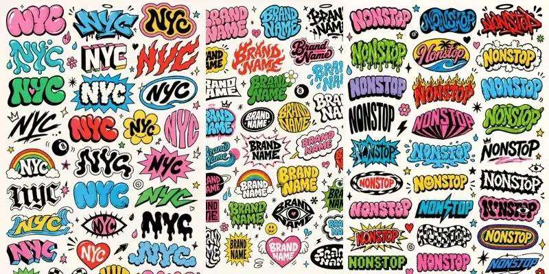 Many Lettering Style In Sheets generated by undefined