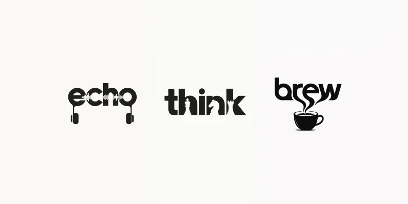 Creative Negative Space Logos generated by undefined