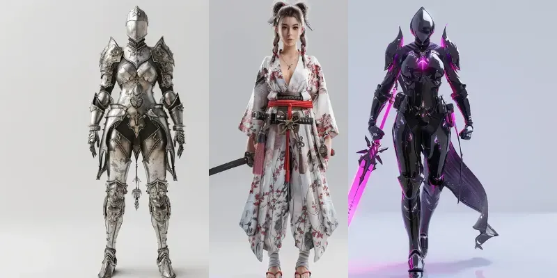 Game Characters 3D Blenders generated by undefined