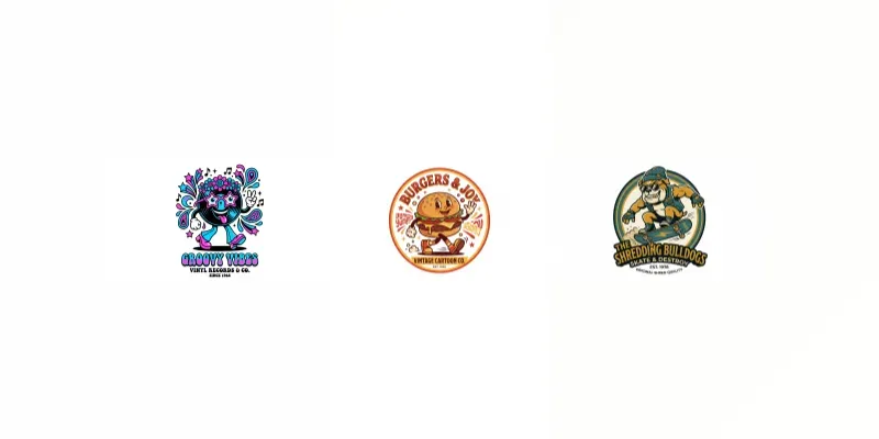 Retro Vintage Mascot Logo Designs generated by undefined