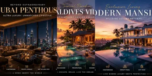 Luxury Real Estate Advertisements generated by chatgpt-image