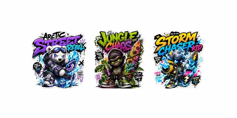 Urban Mascot Sticker Packs generated by undefined