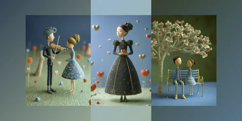 Rococo Valentine Scenes generated by undefined