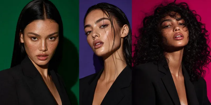 Highfashion Studio Beauty Portraits