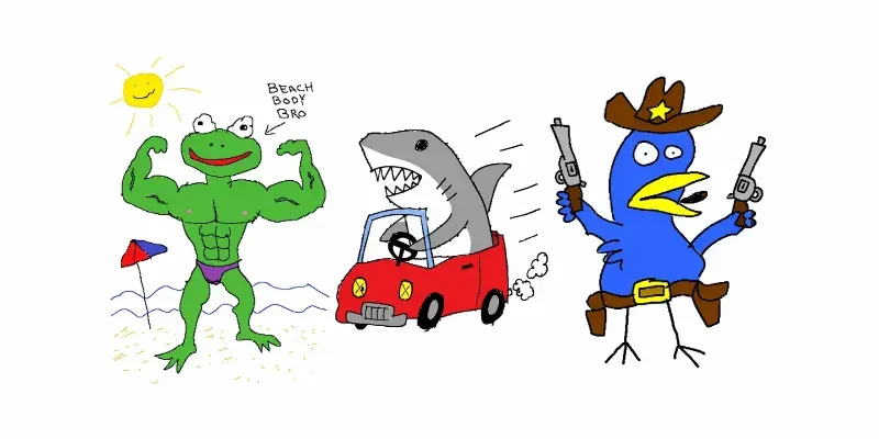 Garbage Paint Meme Art generated by undefined