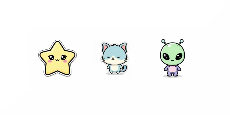 Kawaii Sticker Factories generated by undefined