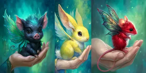 Fairy Creatures With Wings generated by midjourney
