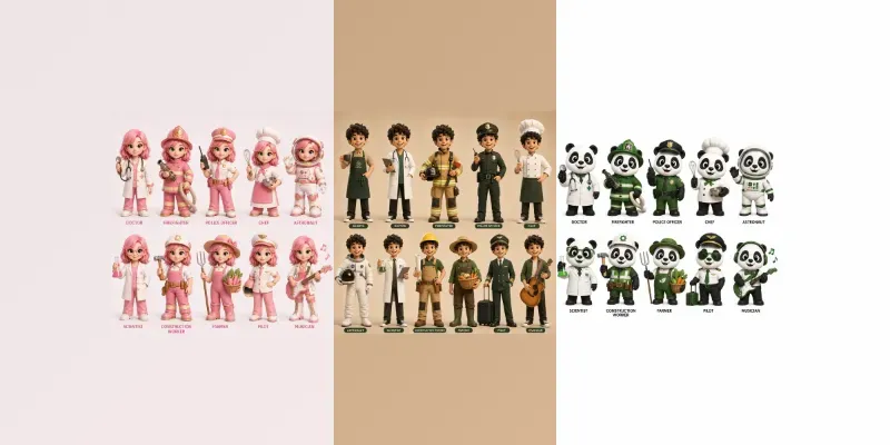 3d Character Profession Sheet generated by undefined