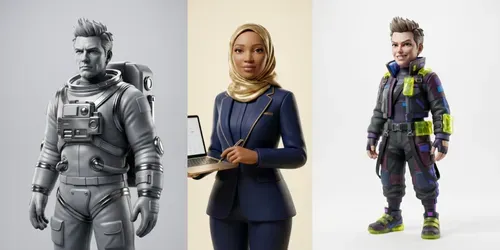 Action Images In Consistent Style generated by gemini-image