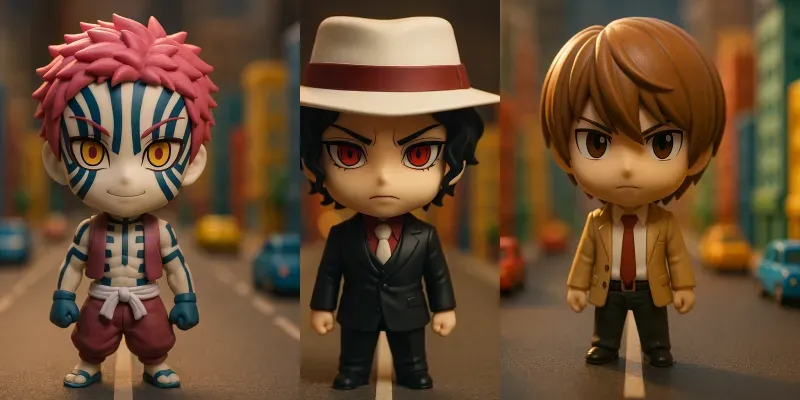 Anime Character Toy Scene Generators generated by undefined