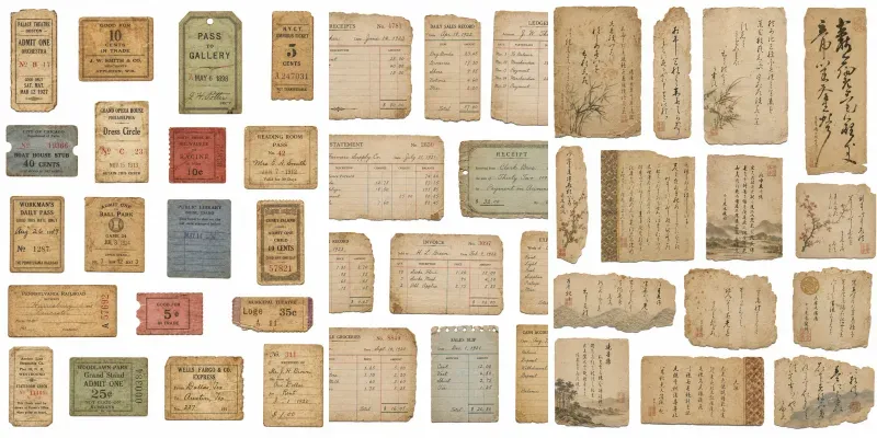 Junk Journal Ephemera Generator generated by undefined