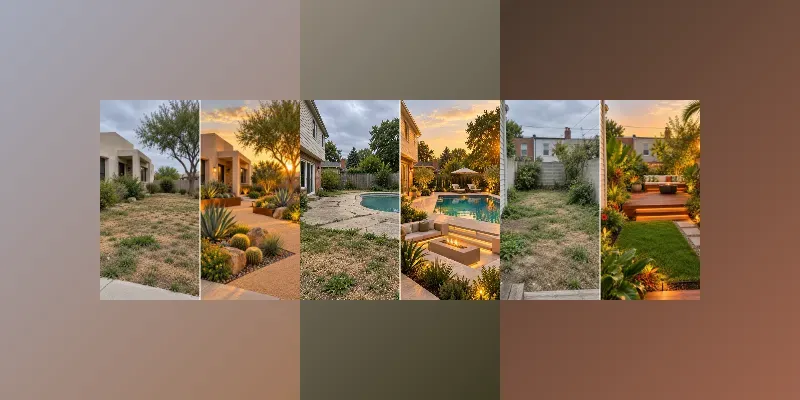 Backyard Landscaping Before After Photos