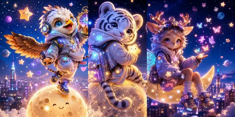 Dreamverse Cosmic 3D Characters generated by undefined