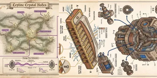 Vintage Scientific Encyclopedia Art generated by gemini-image